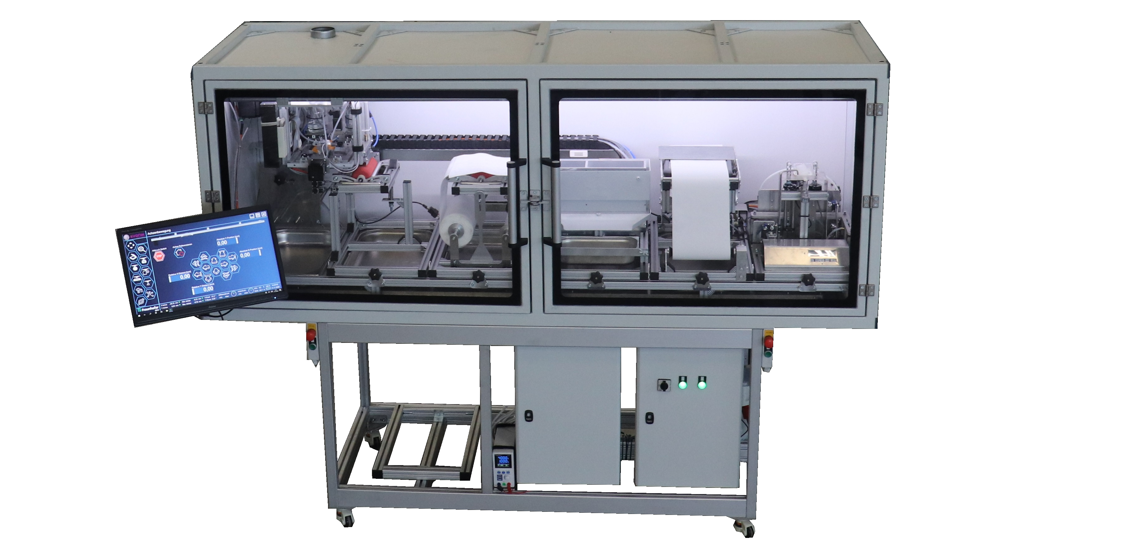 Testaufbau zur Materialentwicklung für den 3D-Druck