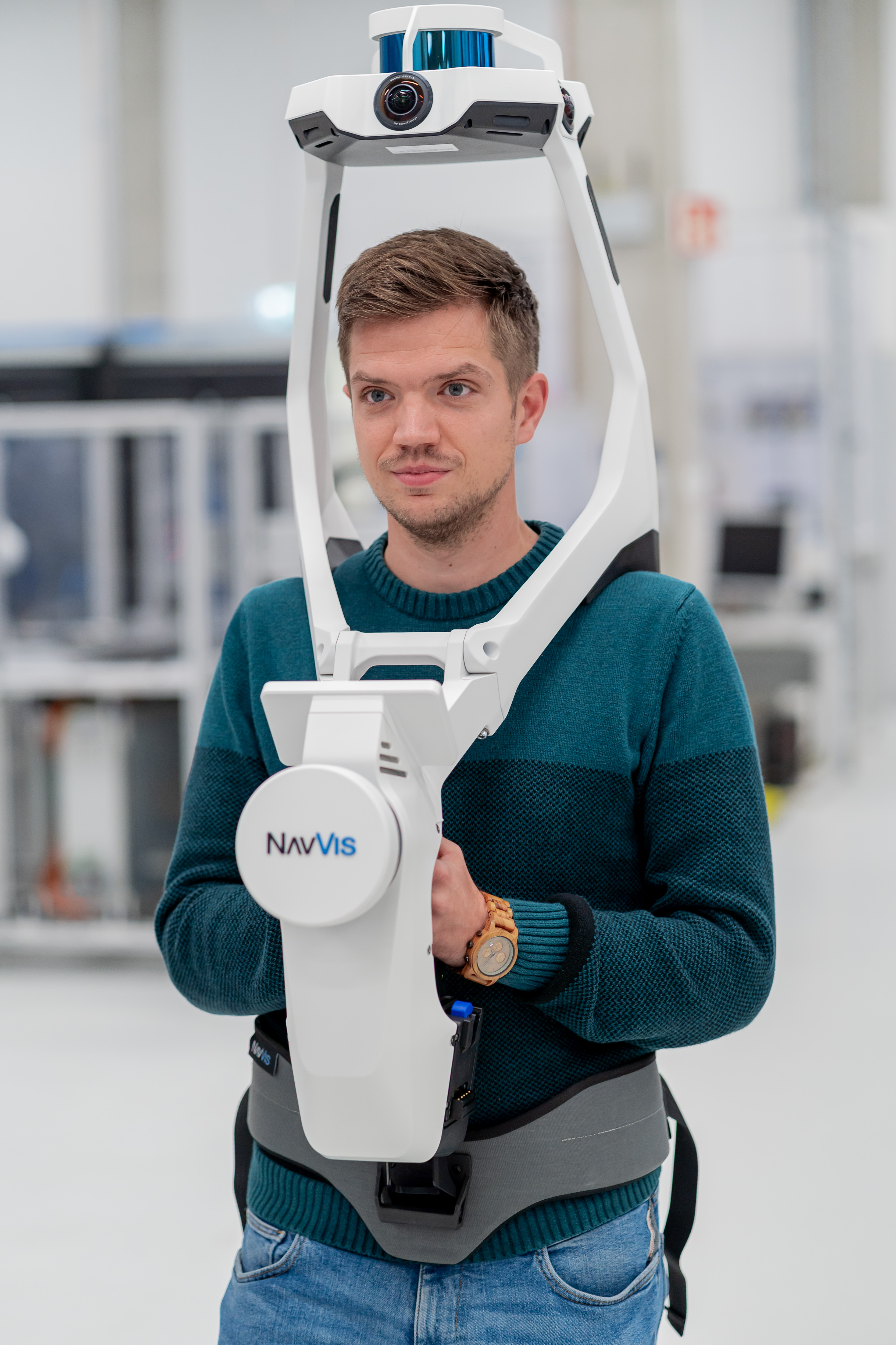 Bestandserfassung mithilfe eines tragbaren Laserscanners NavVis VLX 