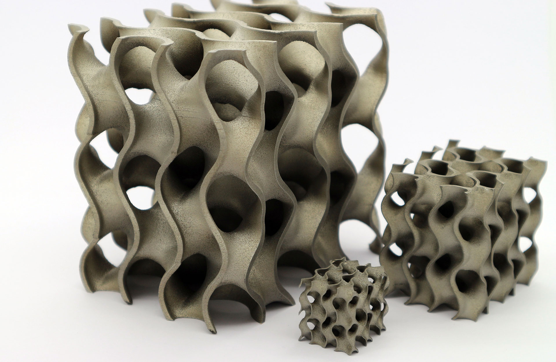 Laser Beam Melting (LBM): Gyroidstruktur mit Edelstahllegierung
