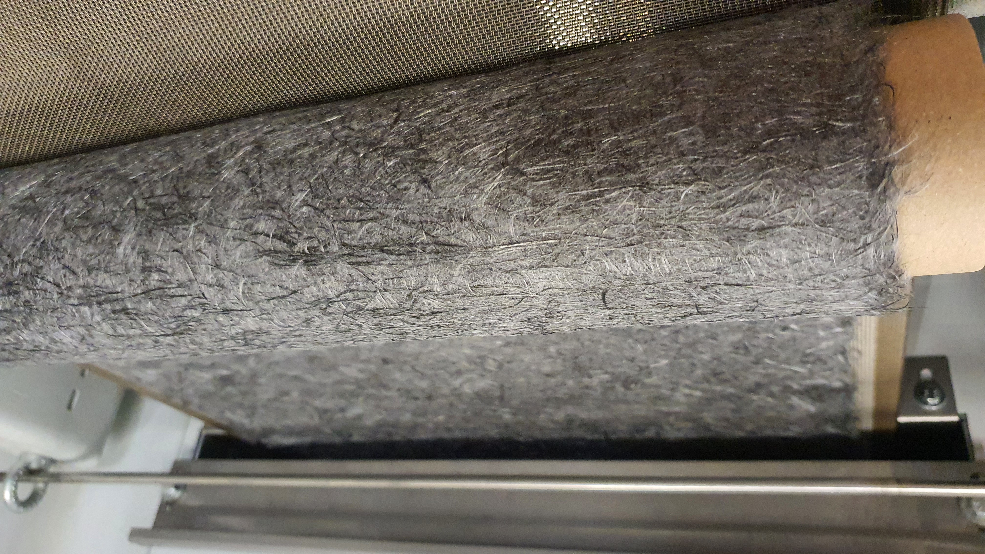 Bündelartiges Nassvlies aus recycelten Carbonfaser