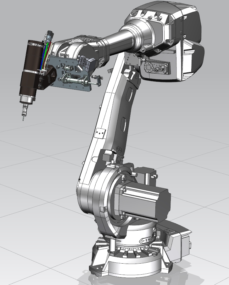 Industrieroboter mit HYBDED-Frontend