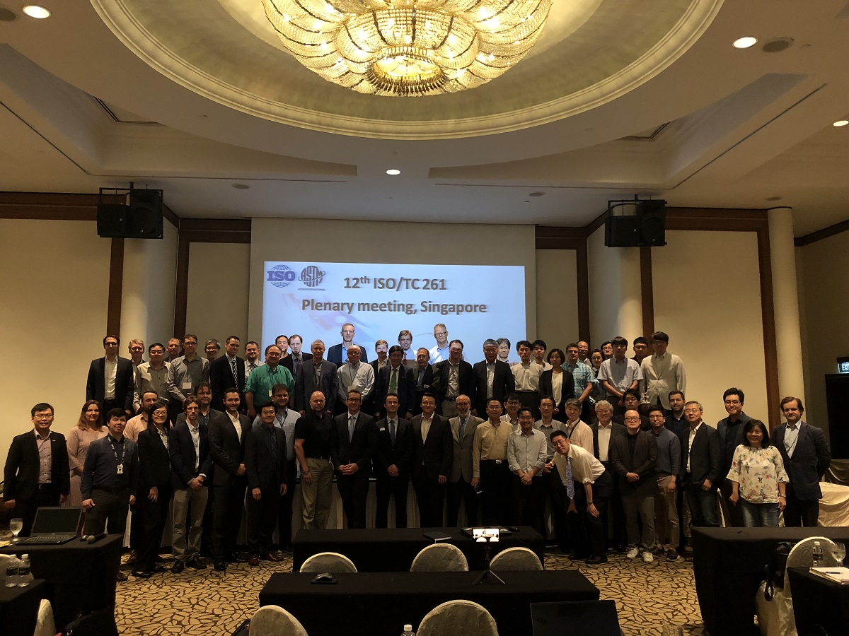 Gremiumsitzung des ISO-Komitees TC 261 »Additive Manufacturing« in Singapur (September 2018)