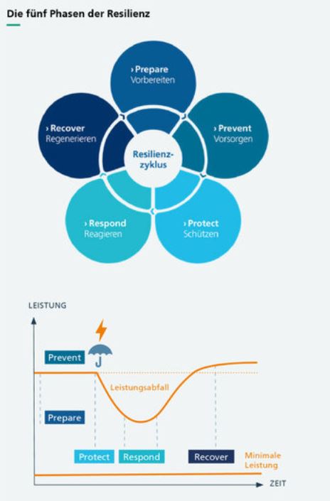 Fünf Phasen der Resilienz