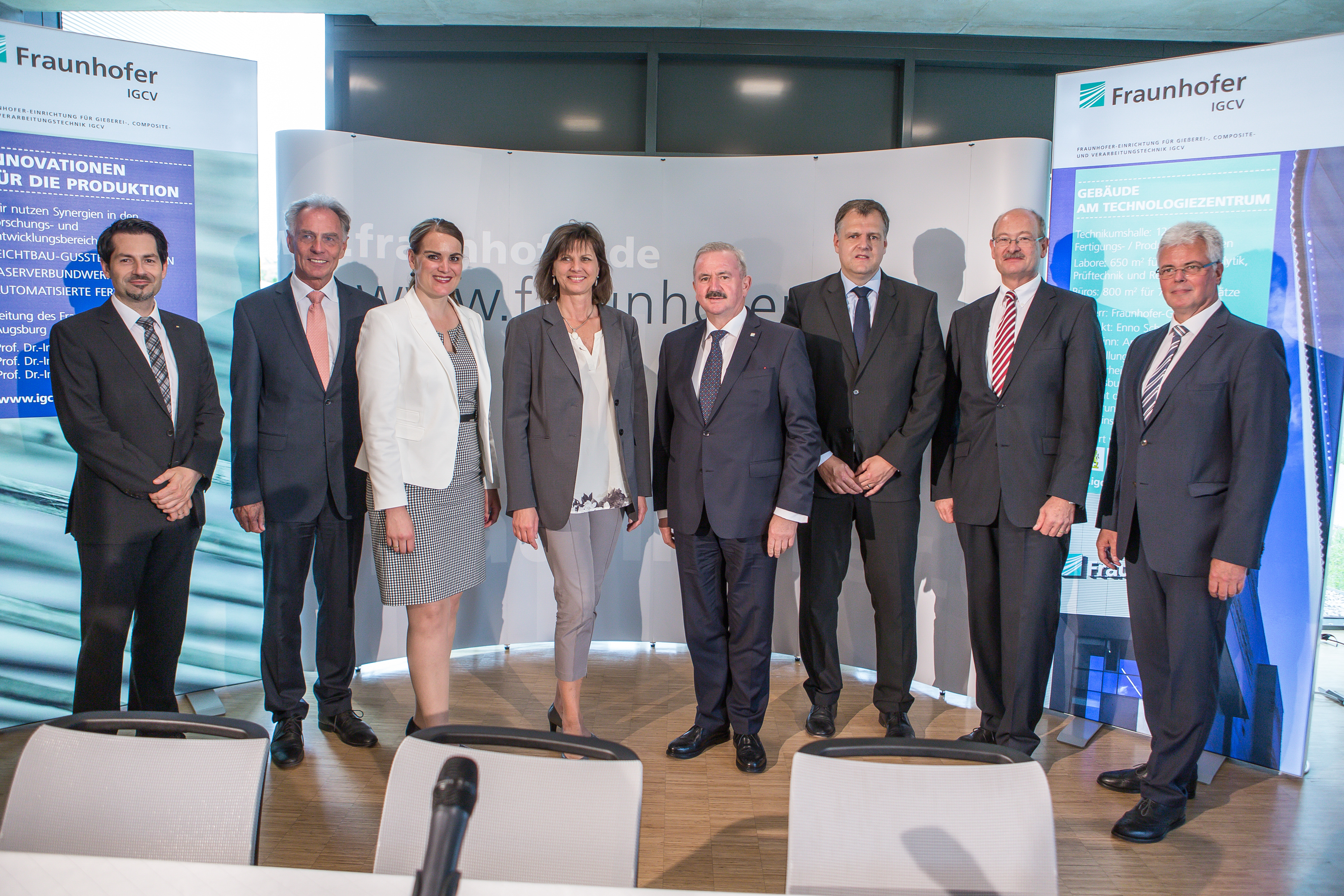 Pressekonferenz anlässlich der Gründung des Fraunhofer IGCV