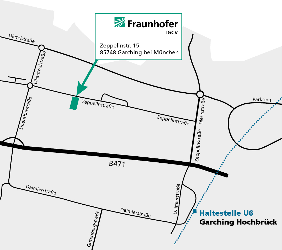 Fraunhofer IGCV: Anfahrt Standort Garching