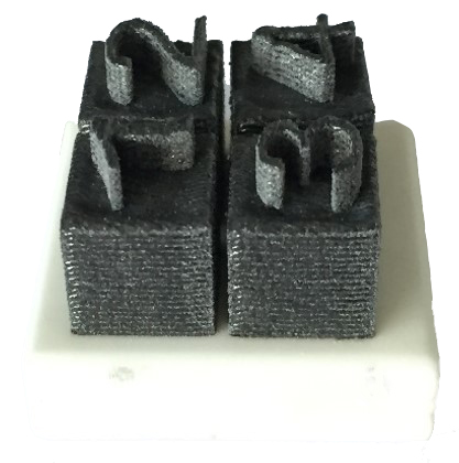 Ceramic (Al2O3) components manufactured by laser-based powder bed fusion