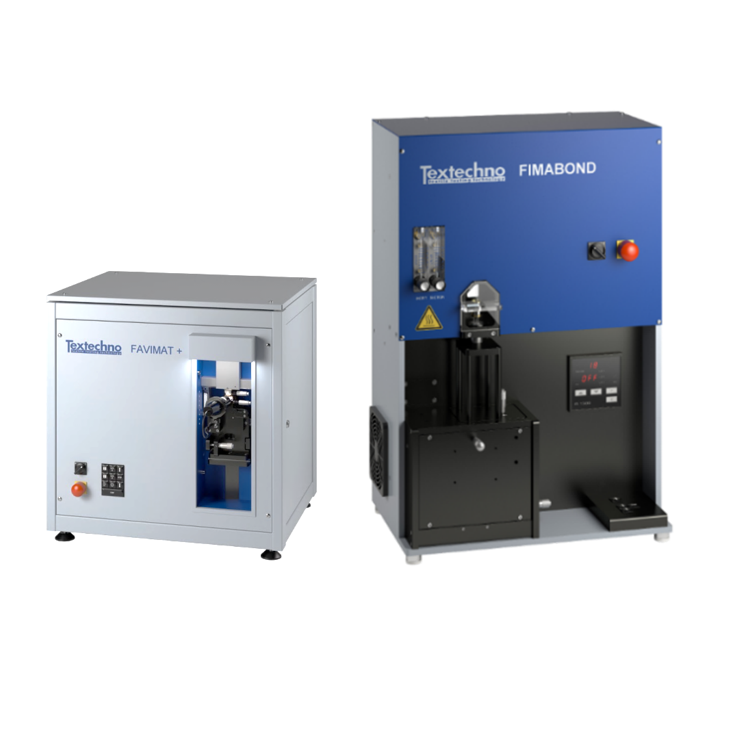 FIMABOND embedding station (left) and FAVIMAT+ tester (right)